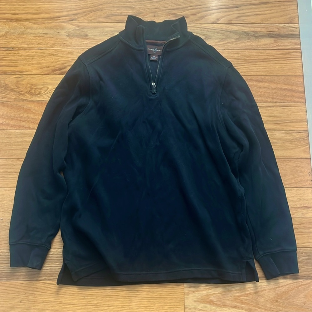 Men’s quarter zip in black size M